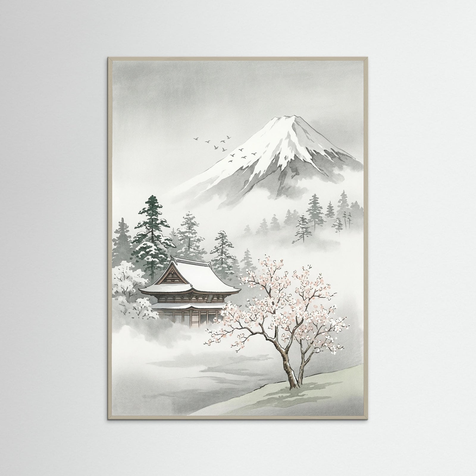 Grey Wood Misty Pine Torii