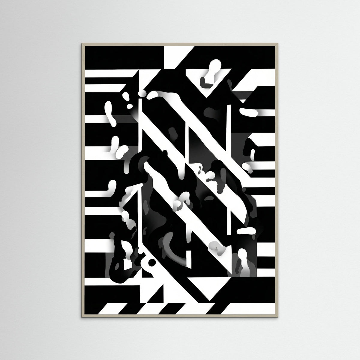 Grey Wood Monochrome Dynamics