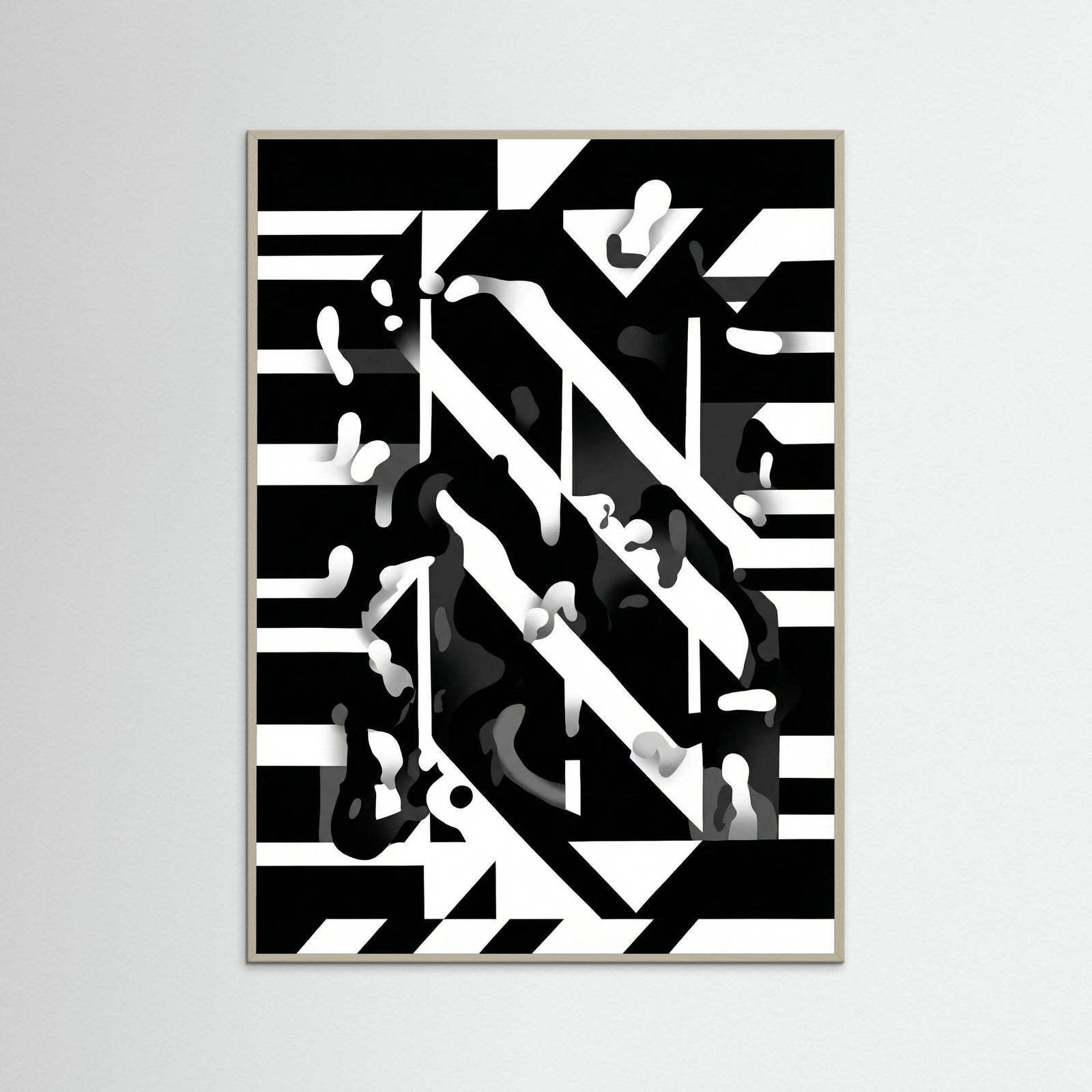 Grey Wood Monochrome Dynamics