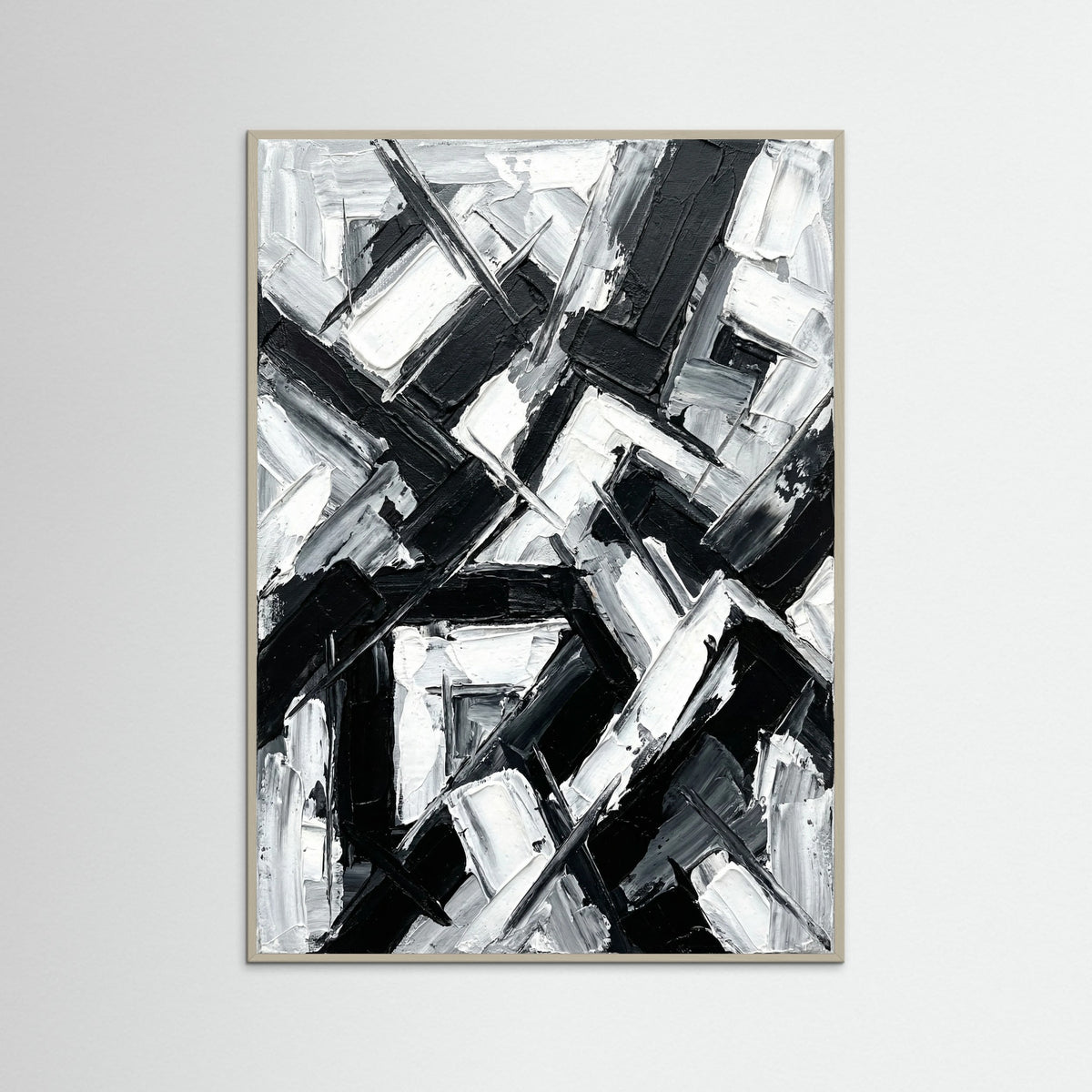 Grey Wood Monochrome Flow