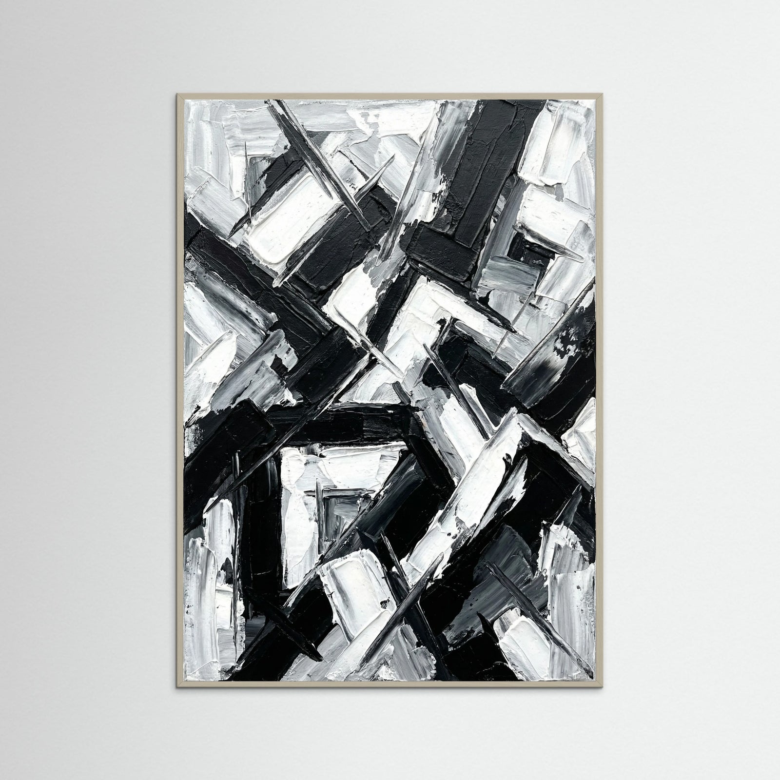 Grey Wood Monochrome Flow