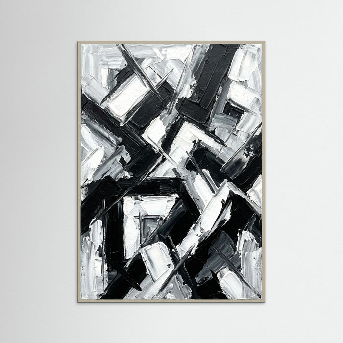 Grey Wood Monochrome Flow