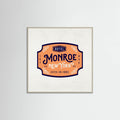 Grey Wood Monroe Hotel New York Poster