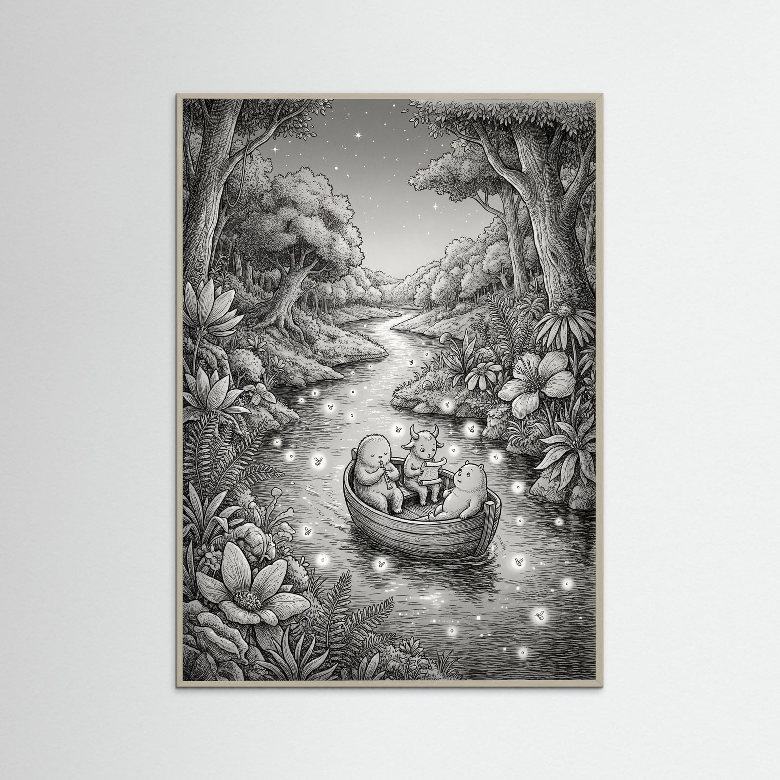 Grey Wood Moomin Forest