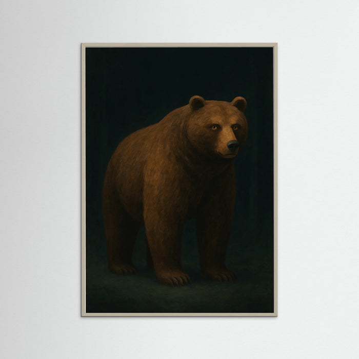 Grey Wood Mystic Bear