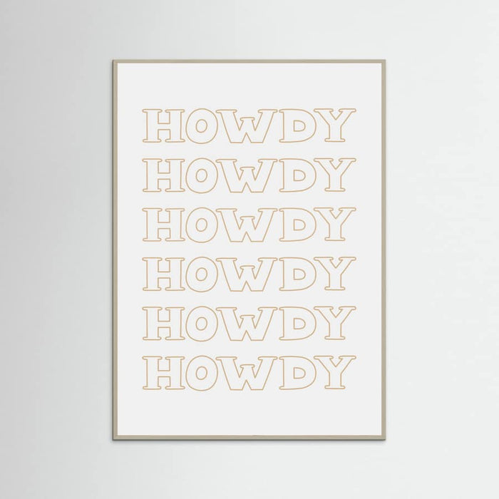 Plakat Neutral Howdy – plakat i druk artystyczny