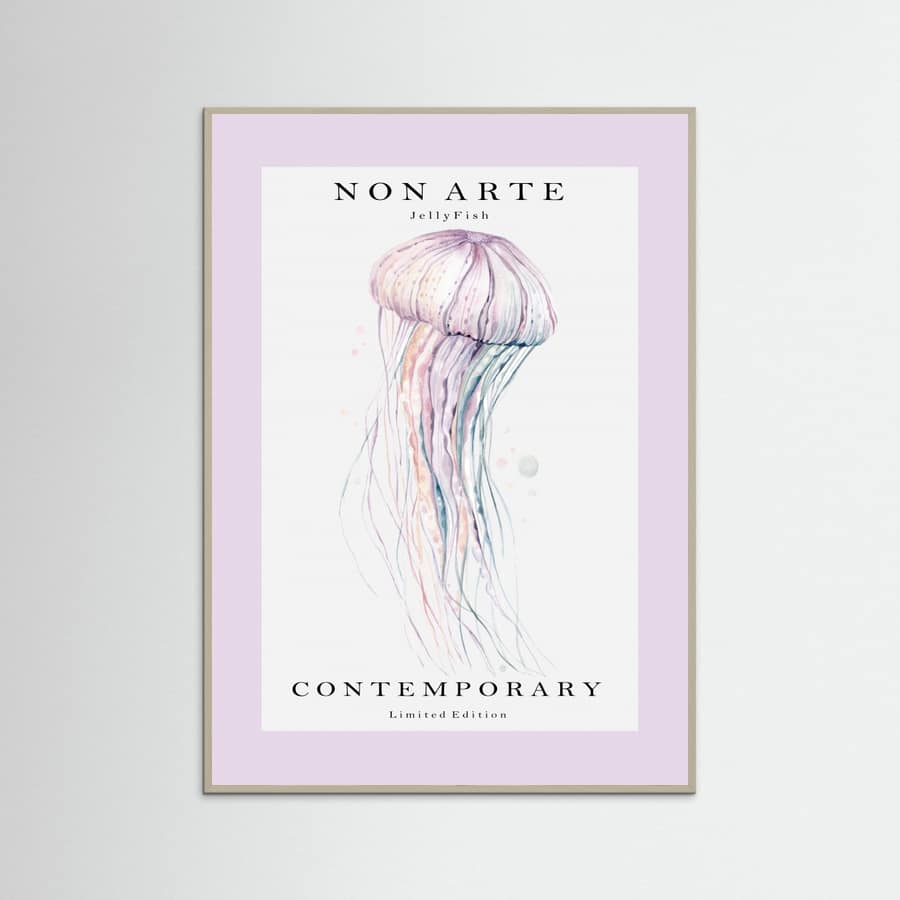 Plakat Non Arte Jellyfish – plakat i druk artystyczny