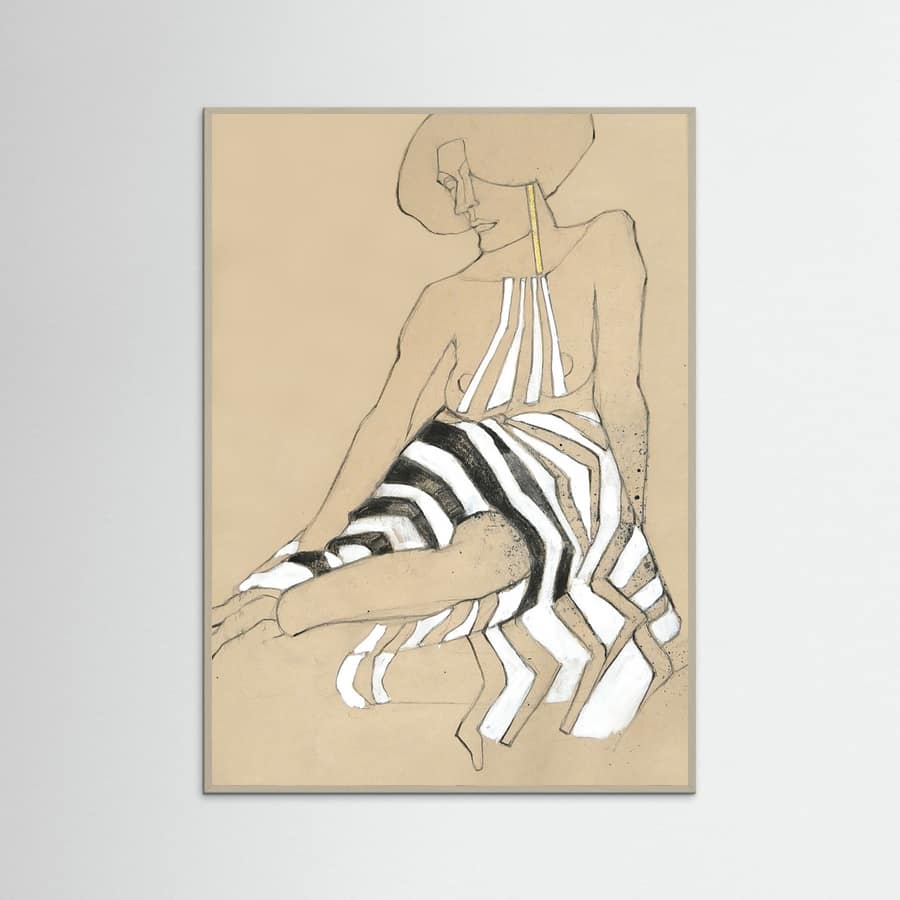 Nude Art Nouveau Poster – poster and art print