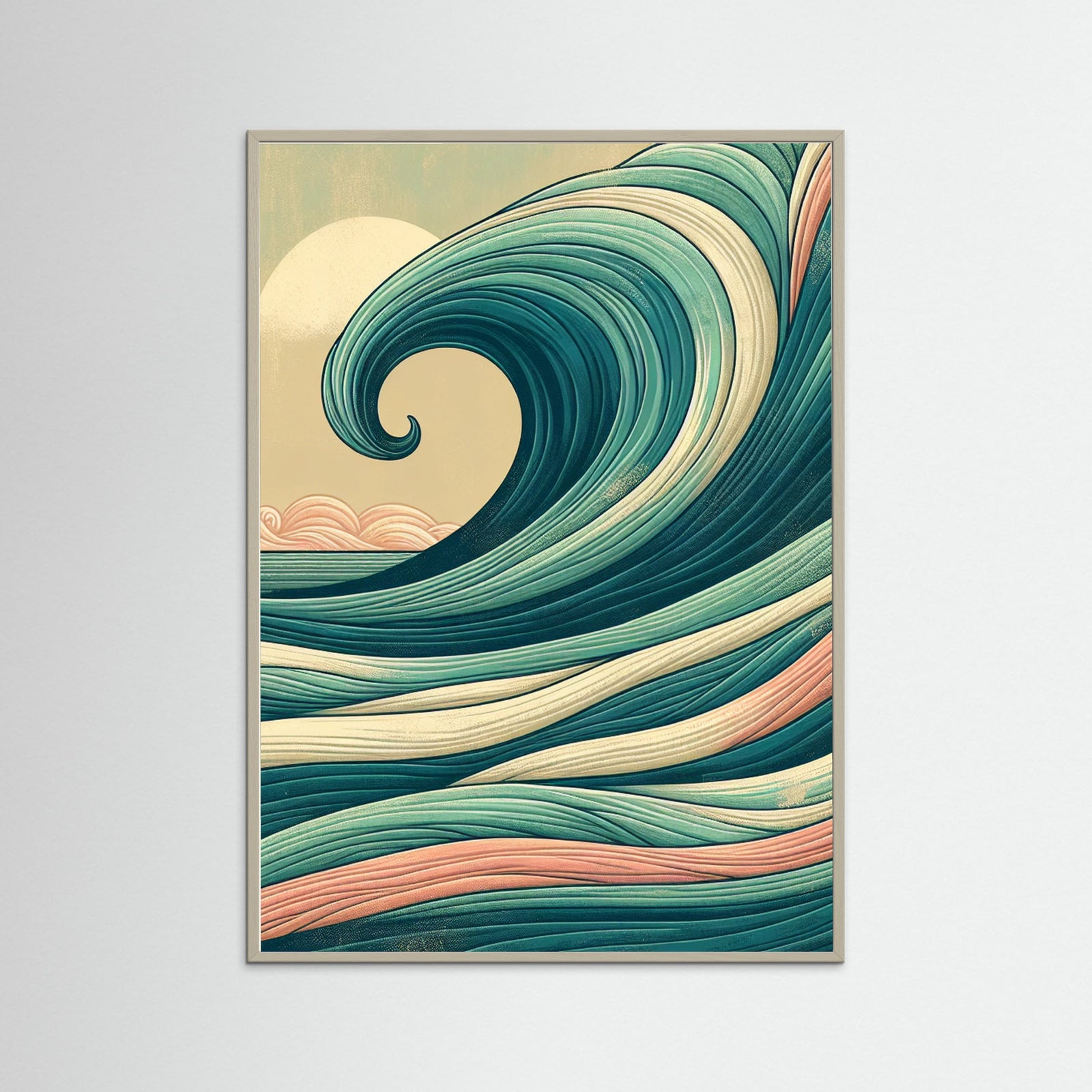 Grey Wood Ocean Dreams