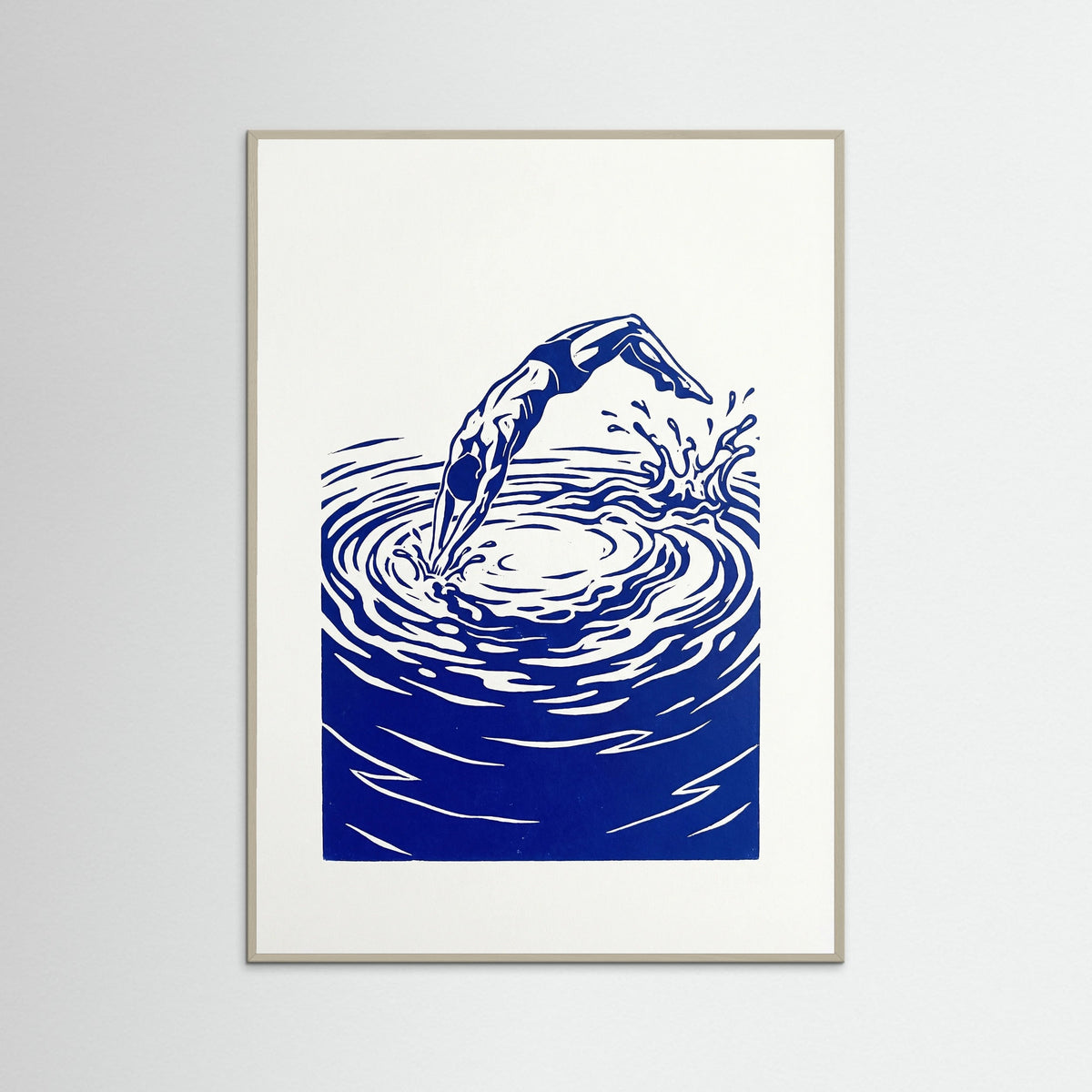 Grey Wood Oceanic Embrace