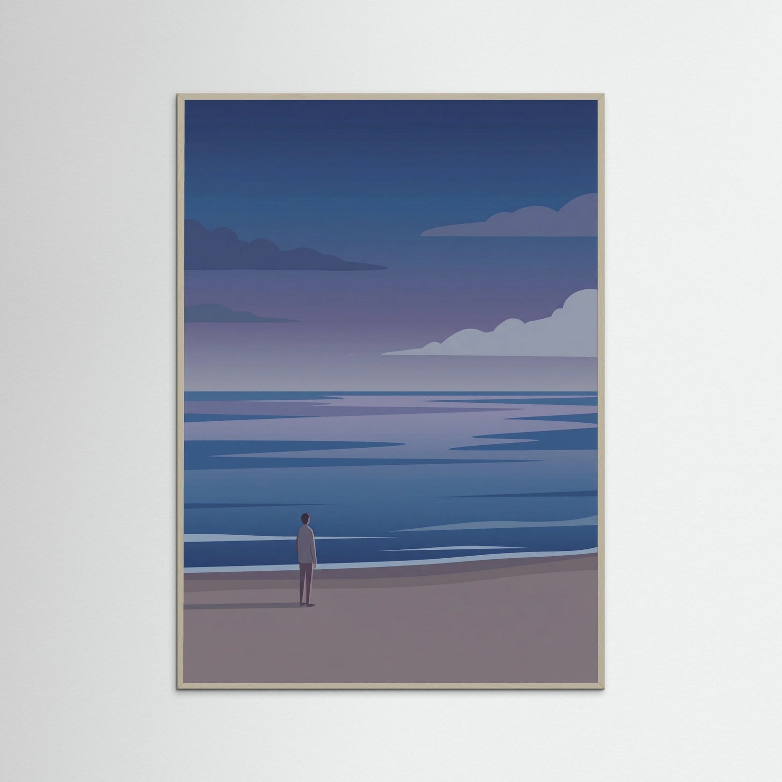 Grey Wood Oceanic Serenity