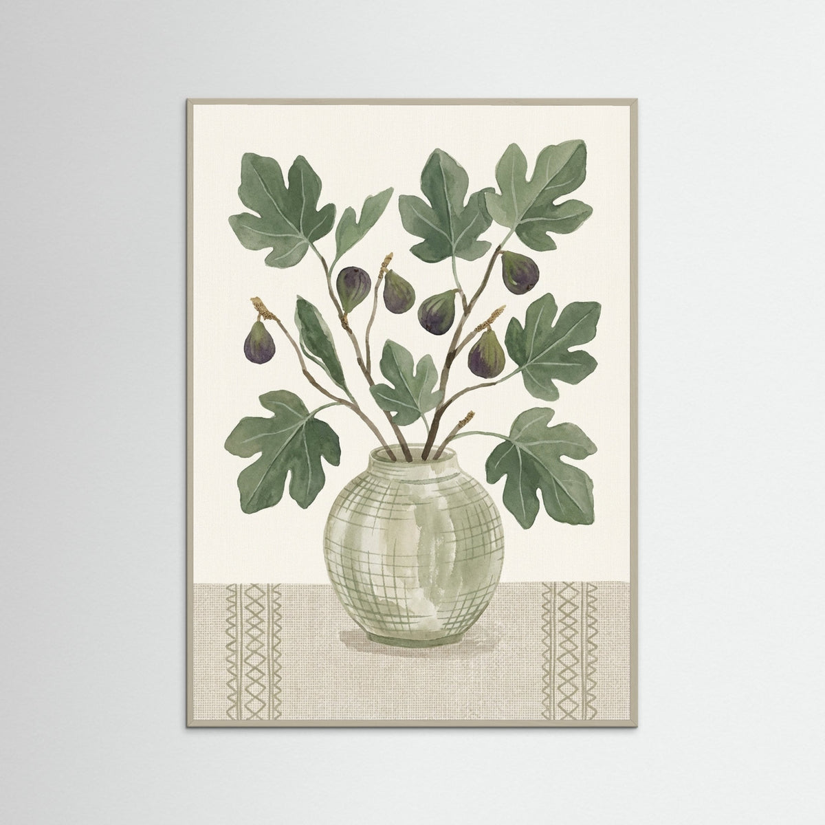 Grey Wood Olive Branch Stillness
