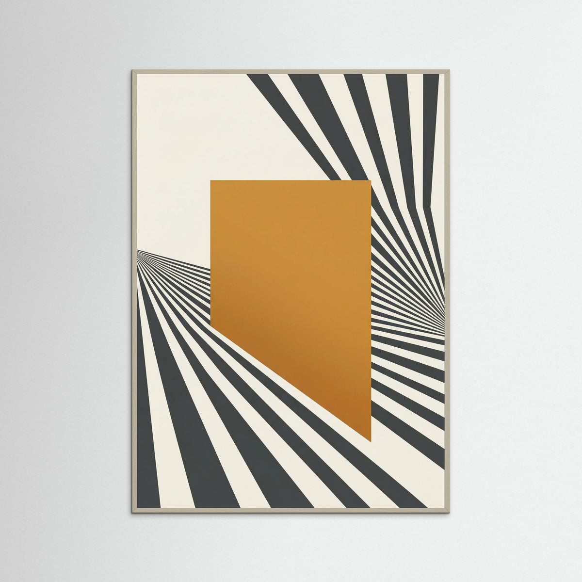 Grey Wood Orange Orbit