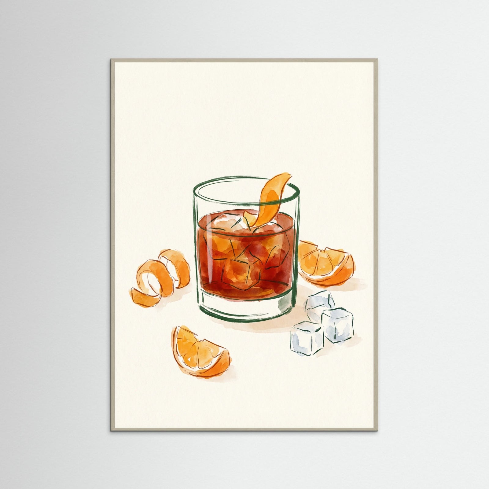 Grey Wood Orange Zest Spritz