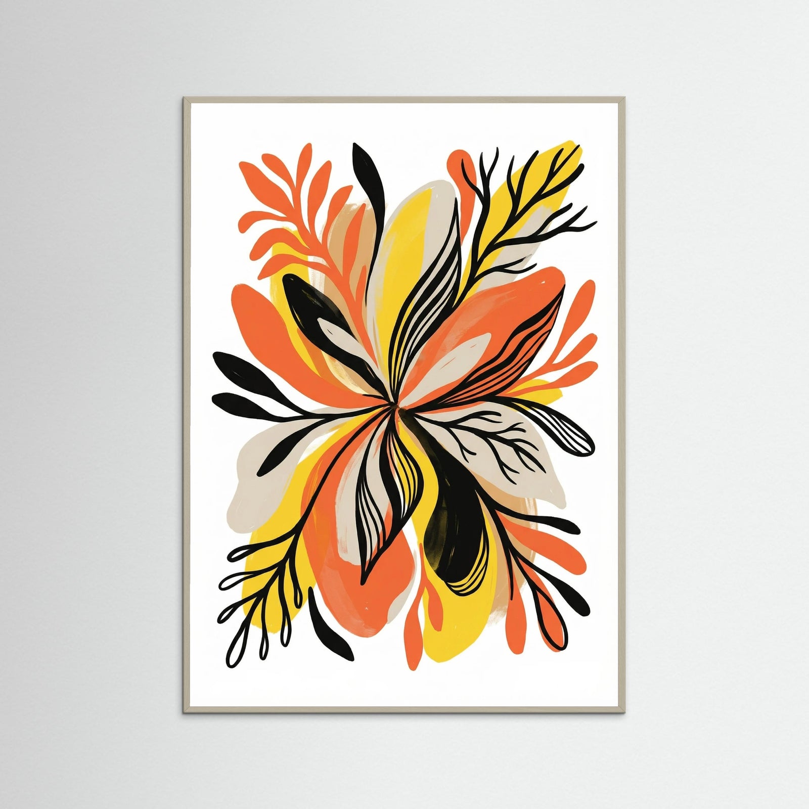 Grey Wood Organic Bloom Forms