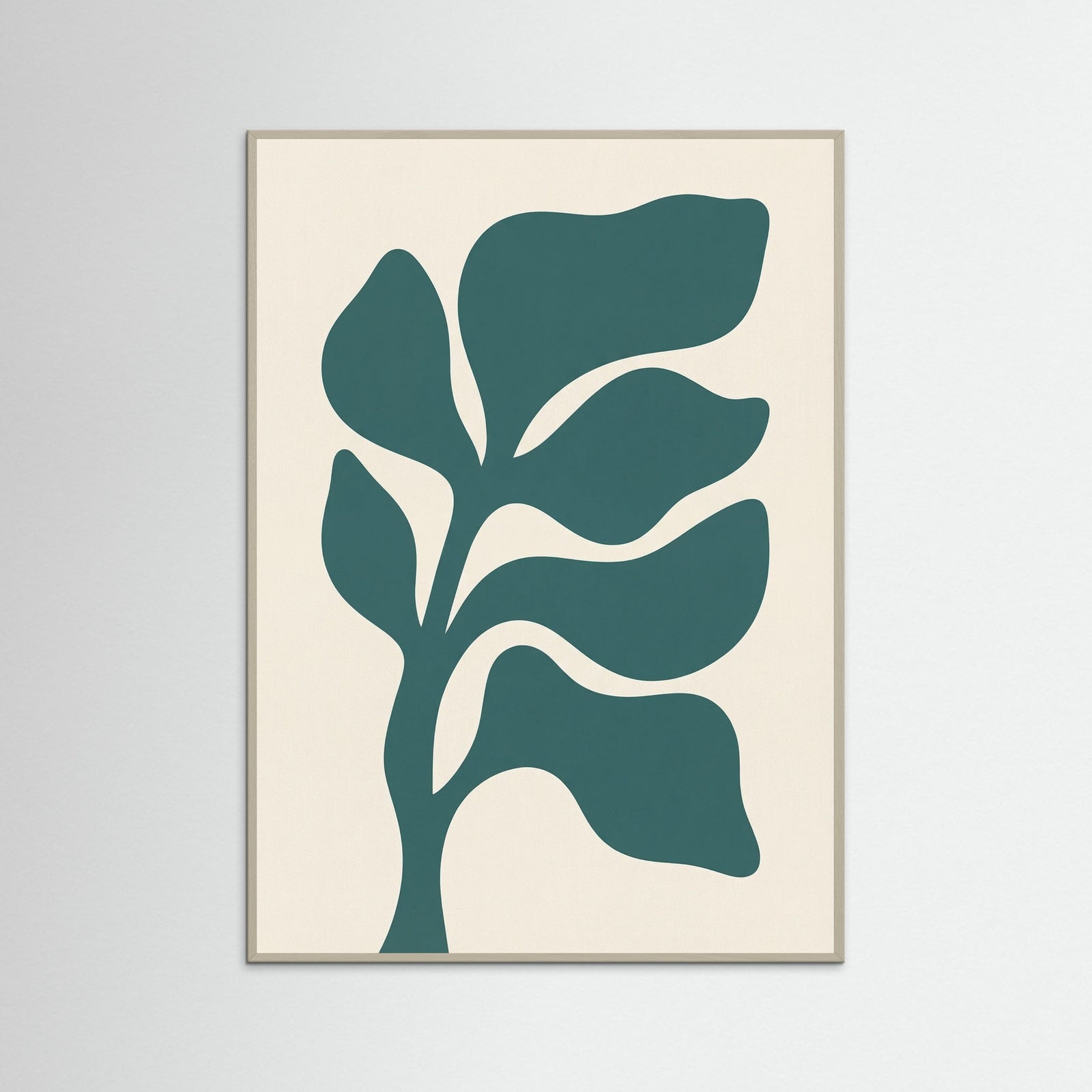 Grey Wood Organic Flow Green