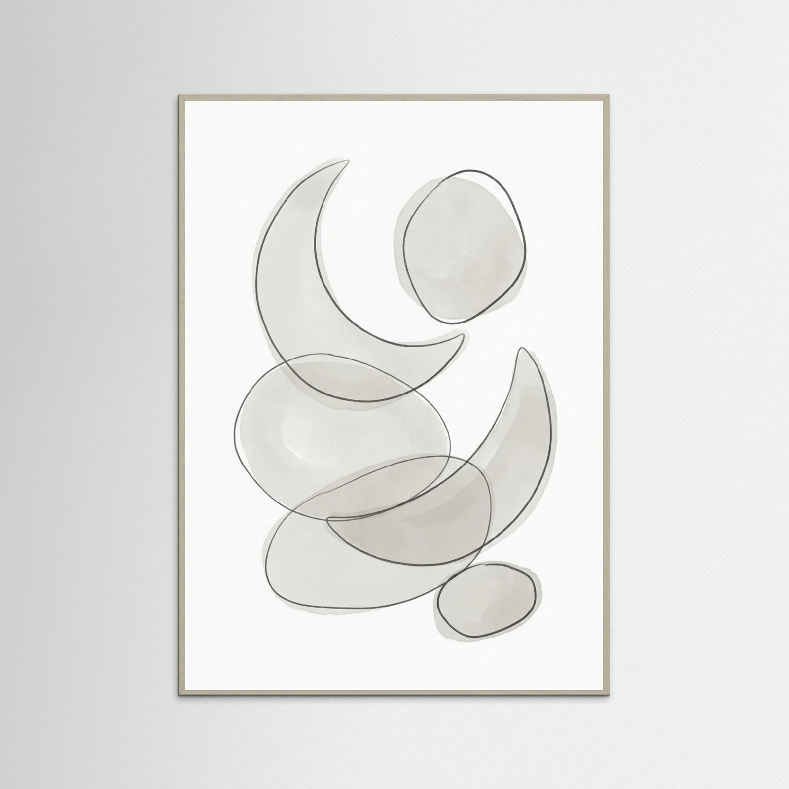 Grey Wood Organic Flow