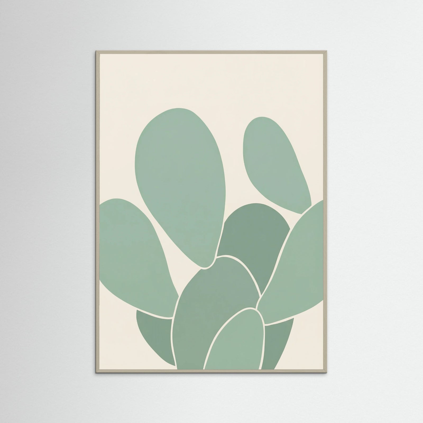 Grey Wood Organic Leaf Study