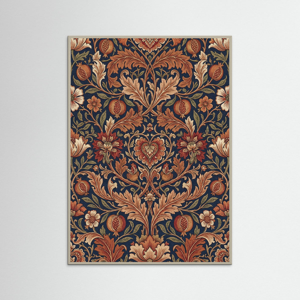 Grey Wood Ornate Foliage
