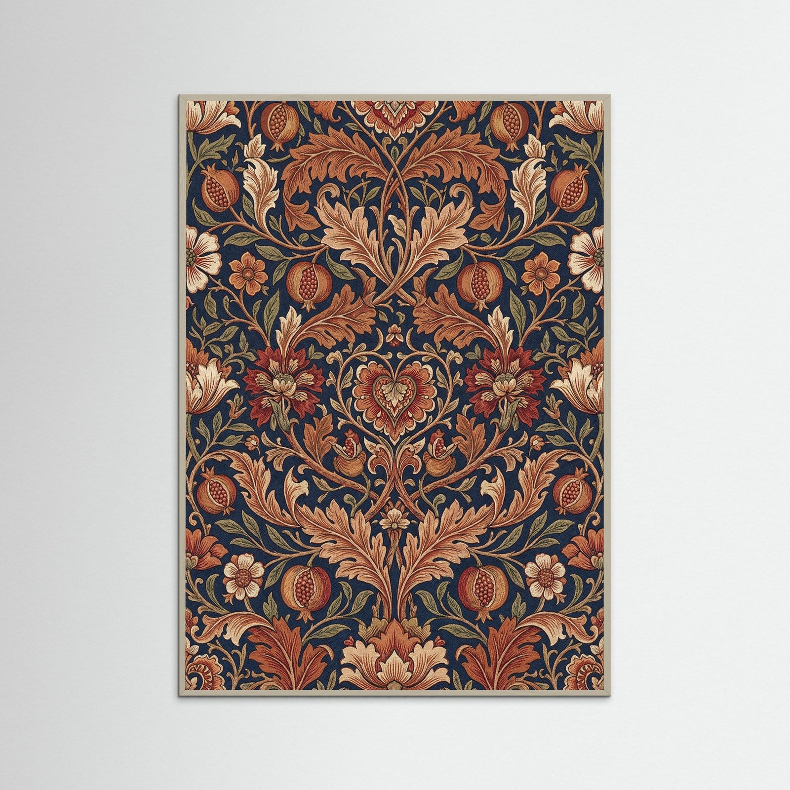 Grey Wood Ornate Foliage