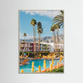 Grey Wood Palm Springs Saguaro Poster