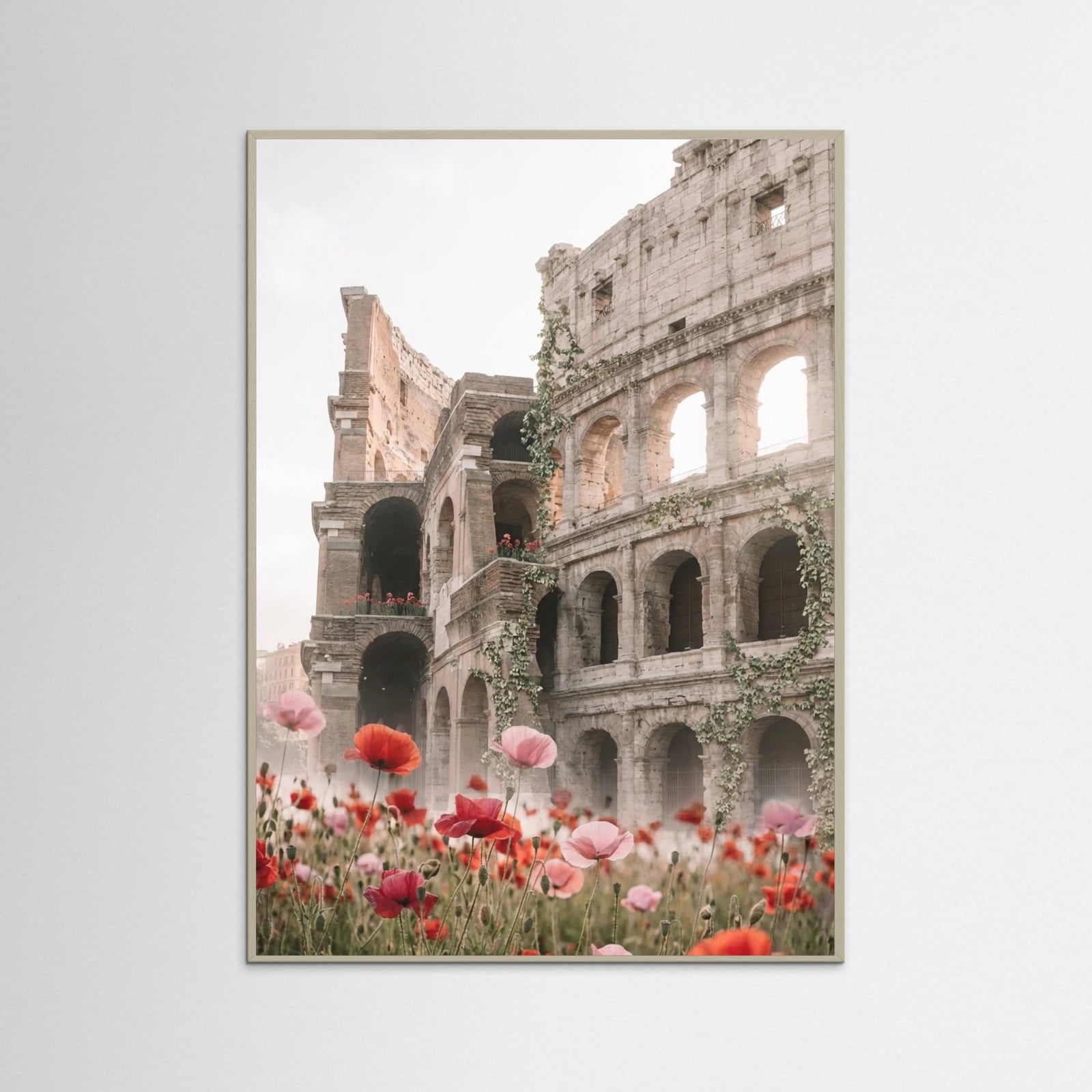 Grey Wood Parisian Blooms