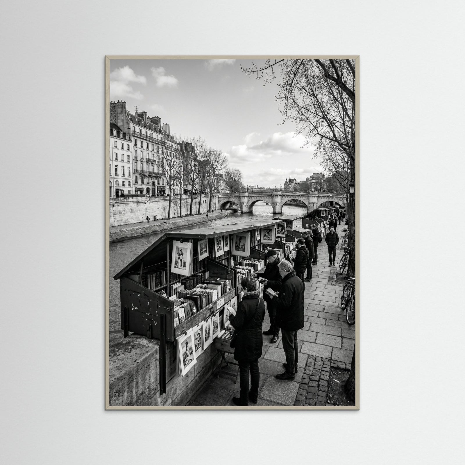 Grey Wood Parisian Cafe Corner