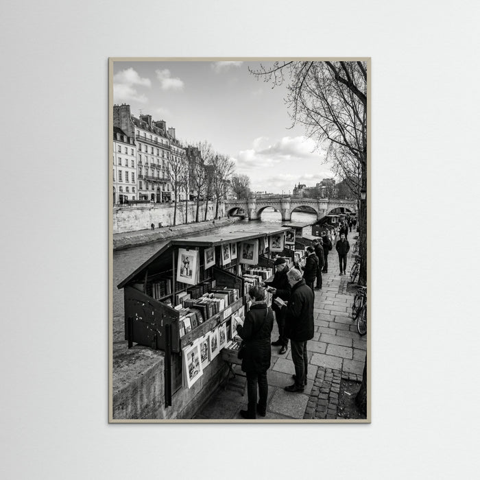 Grey Wood Parisian Cafe Corner