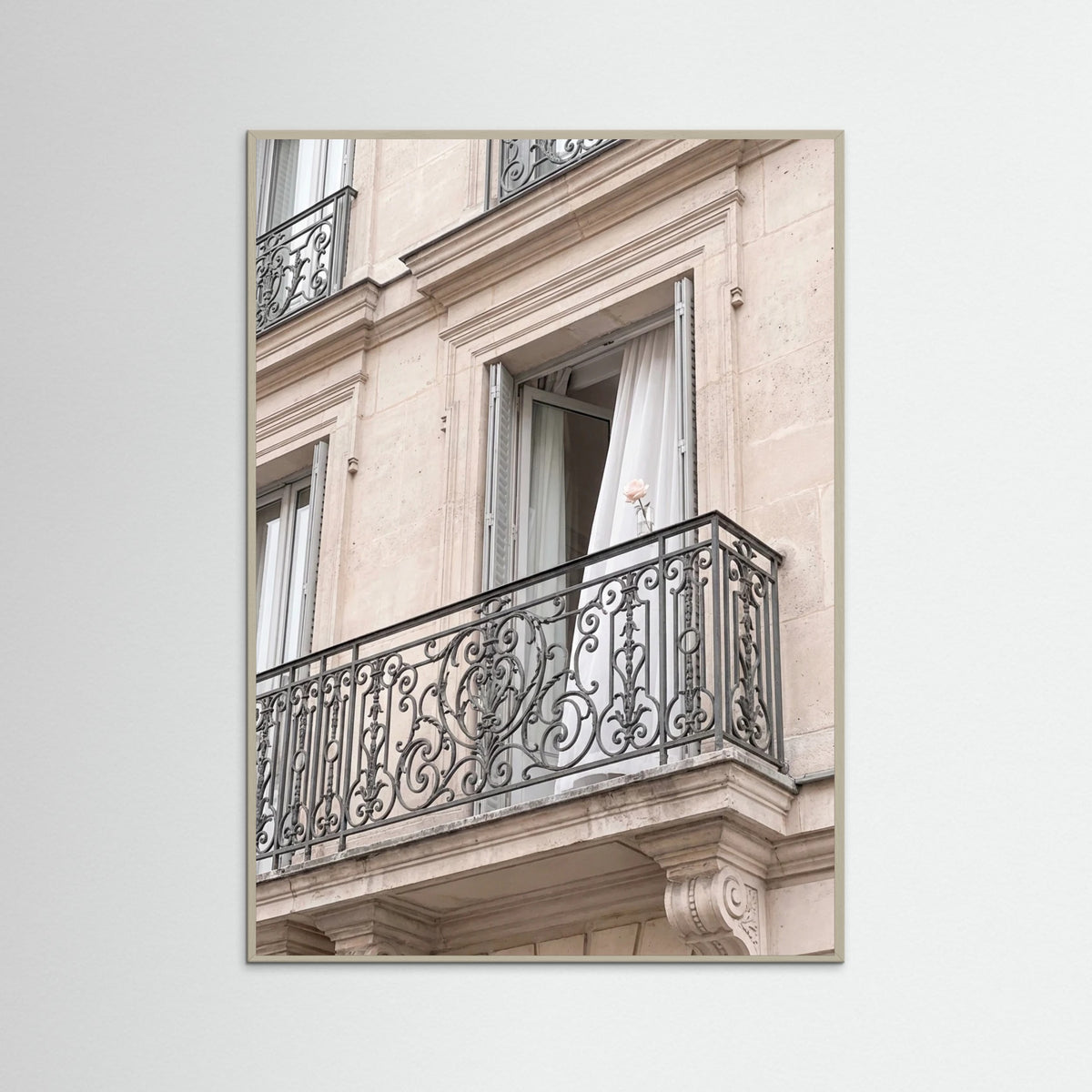 Grey Wood Parisian Chic Entrance