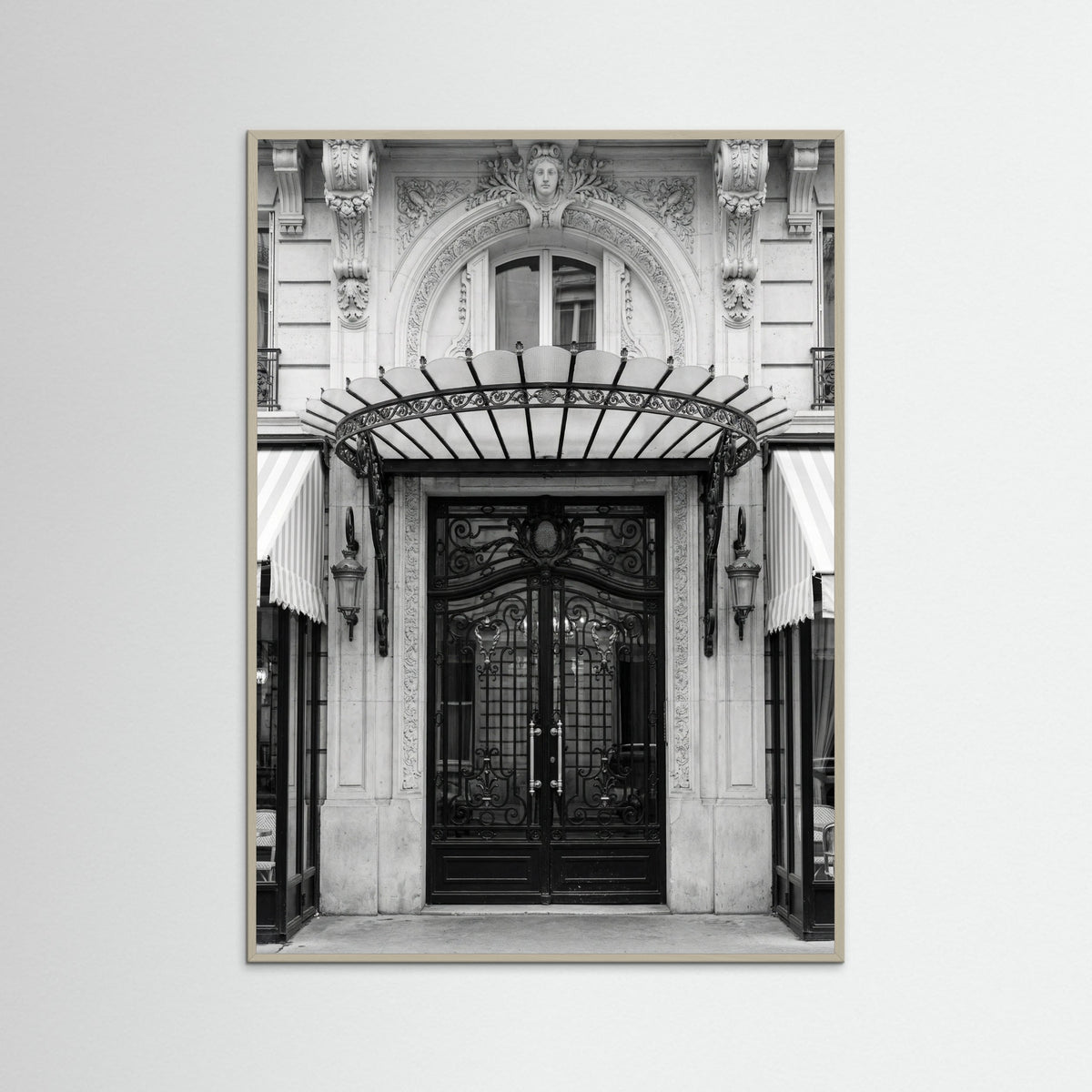 Grey Wood Parisian Elegance