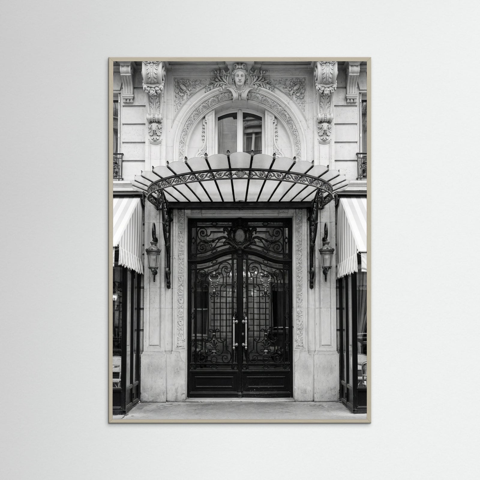 Grey Wood Parisian Elegance