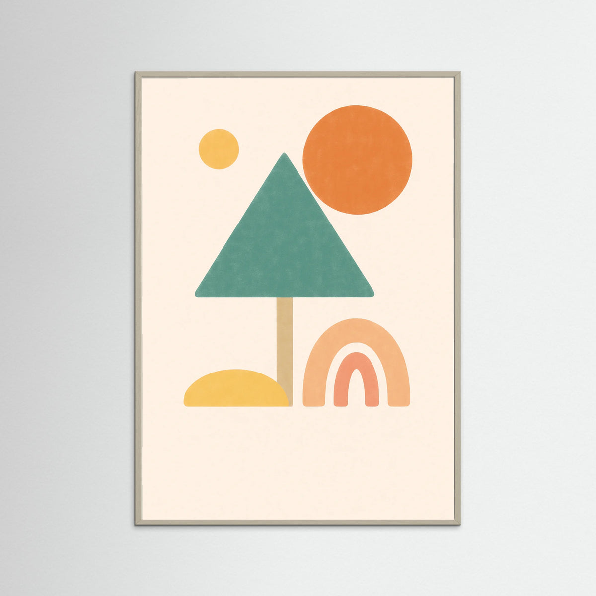Grey Wood Pastel Arcade