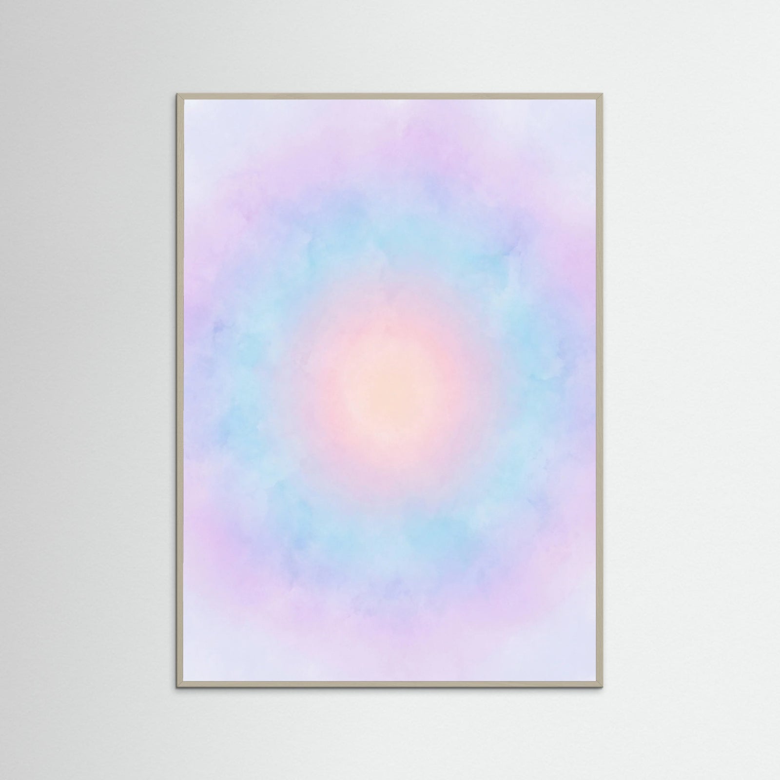 Grey Wood Pastel Gradient Dream