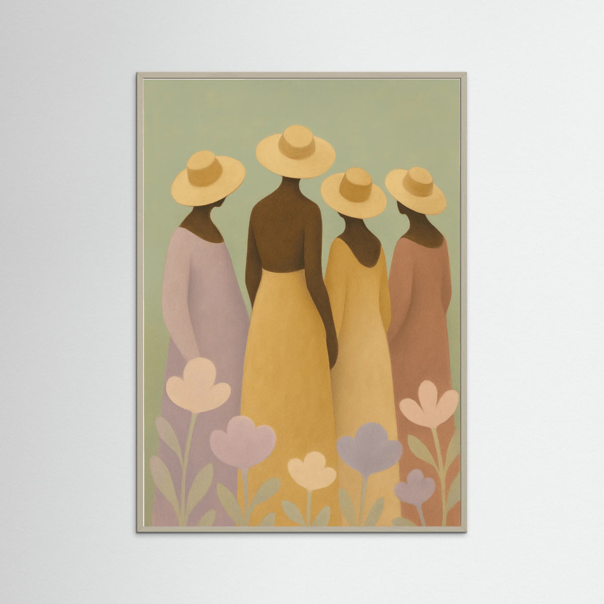 Grey Wood Pastel Harmony