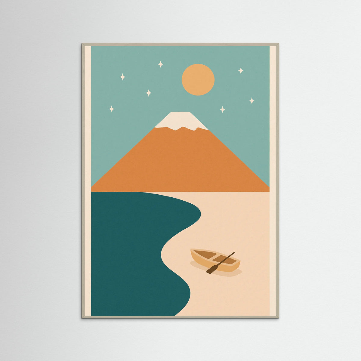 Grey Wood Pastel Peak Vista