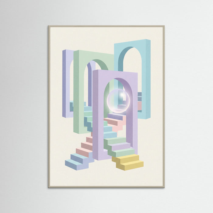 Grey Wood Pastel Perspectives