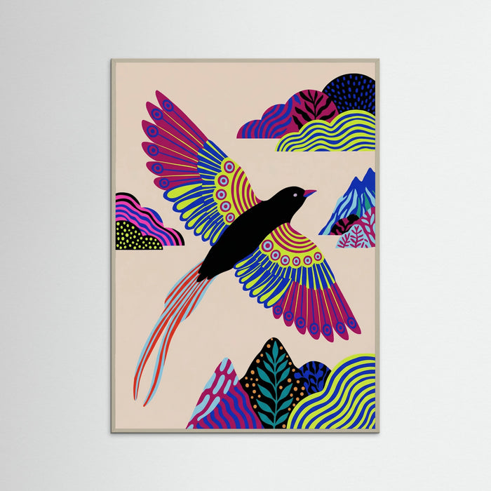 Grey Wood Patterned Jungle Spirit