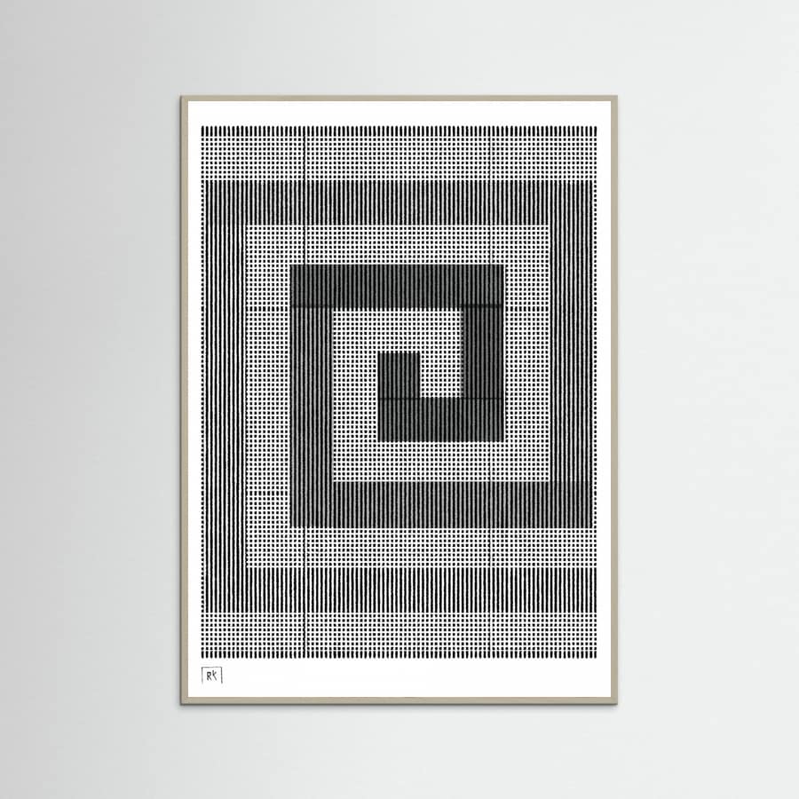 Patterns Fabric Inspired 2b Poster – poster en kunstdruk