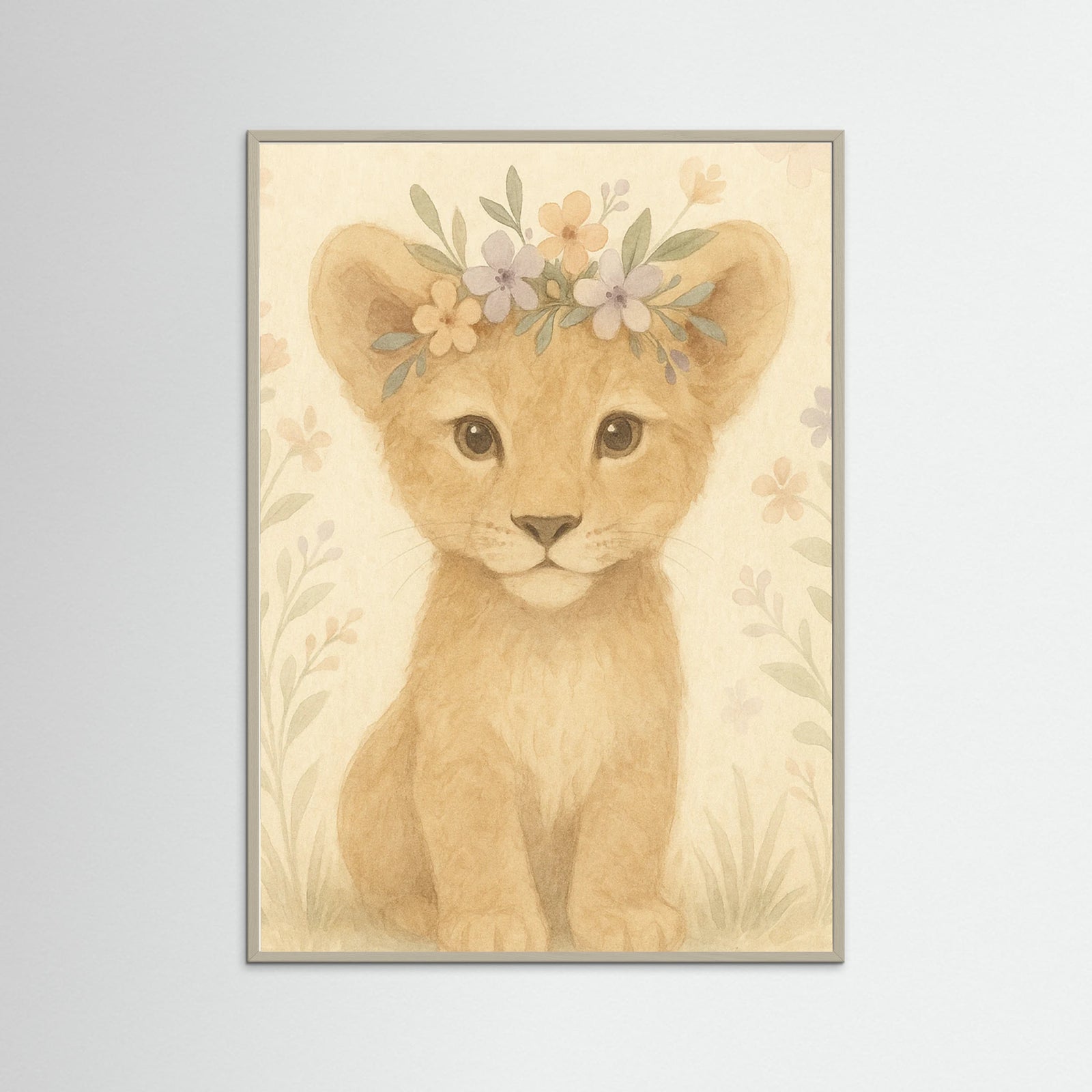 Grey Wood Peaceful Cub