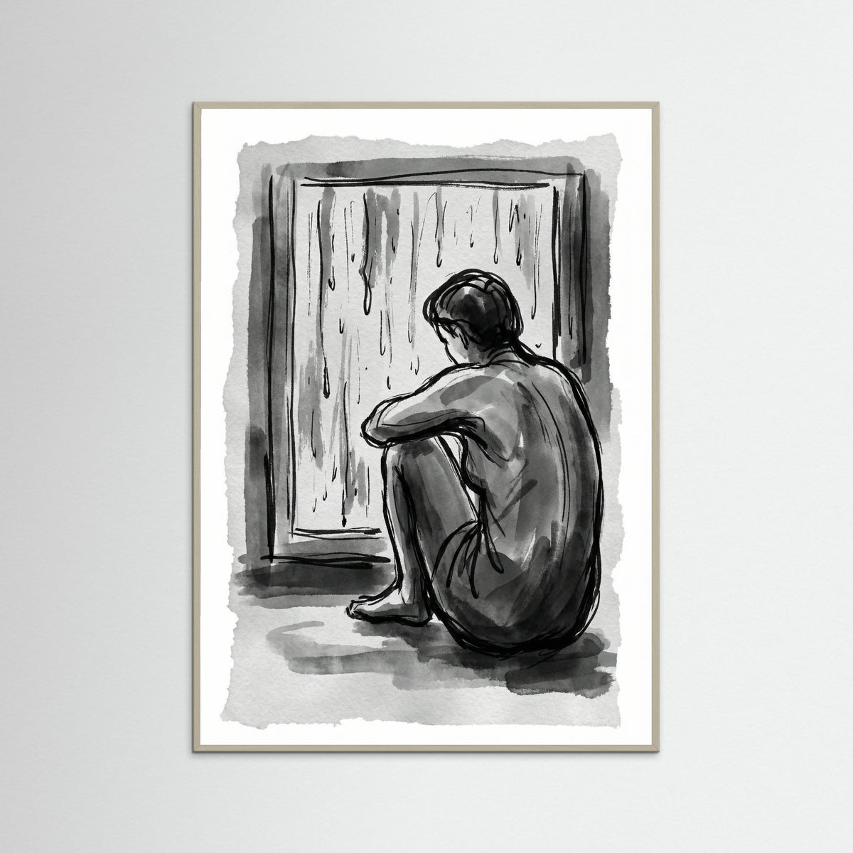 Grey Wood Pensive Form