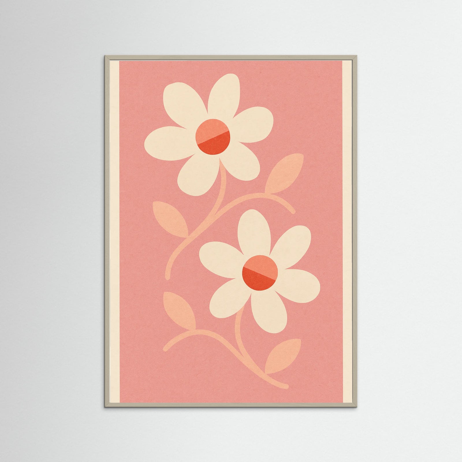 Grey Wood Petal Dreamscape