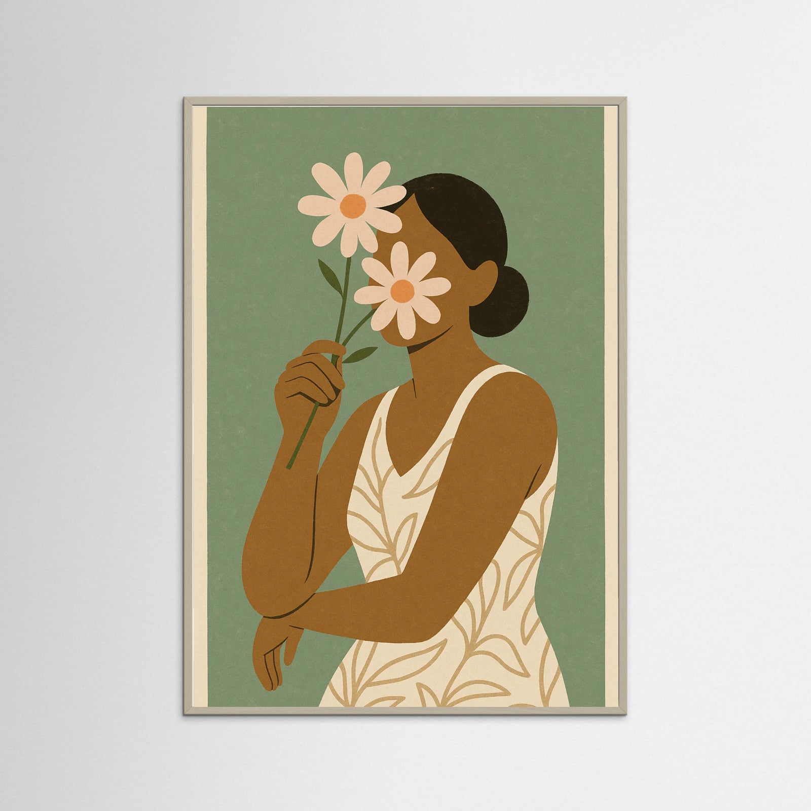 Grey Wood Petal Poetry