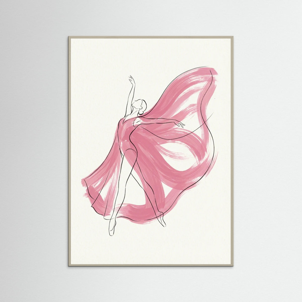 Grey Wood Pink Adieu