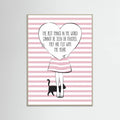 Pink Heart Poster – Poster und Kunstdruck