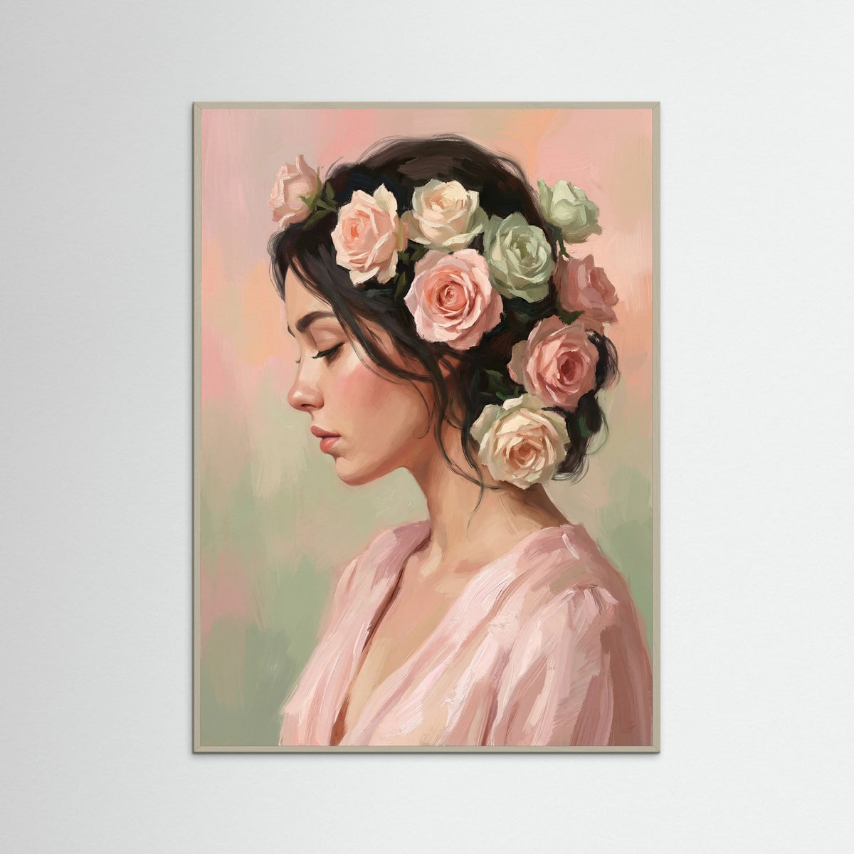 Grey Wood Pink Reverie