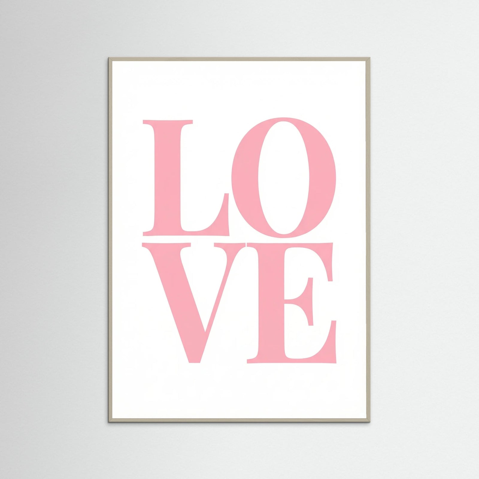 Grey Wood Pink Typography Bliss