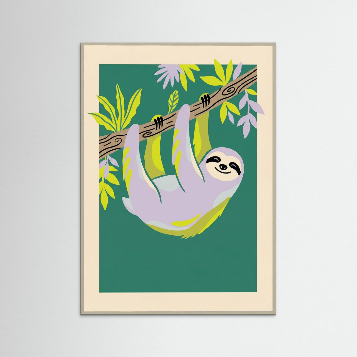 Grey Wood Playful Primate