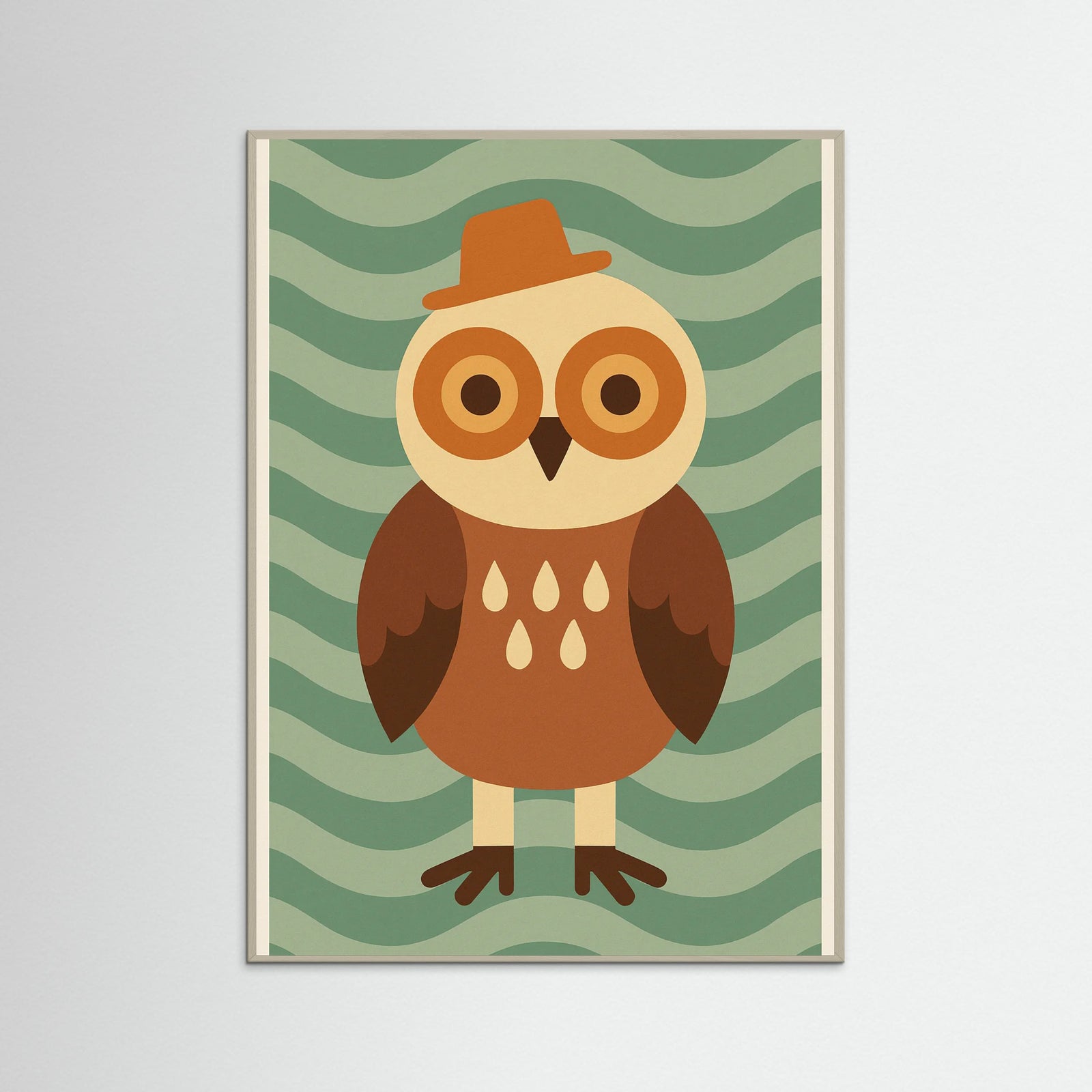 Grey Wood Playful Stripes