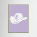 Plakat Purple Cowboy Hat – plakat i druk artystyczny
