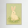 Grey Wood Quiet Bunny